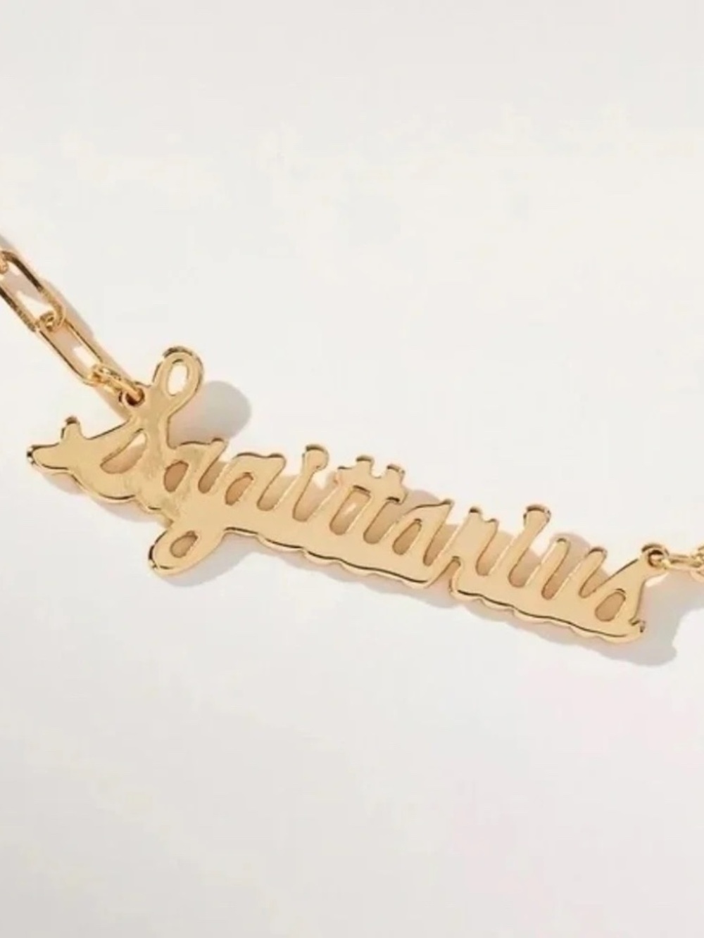 NWT Anthropologie Gold Plated Zodiac necklace in Sagitarrius